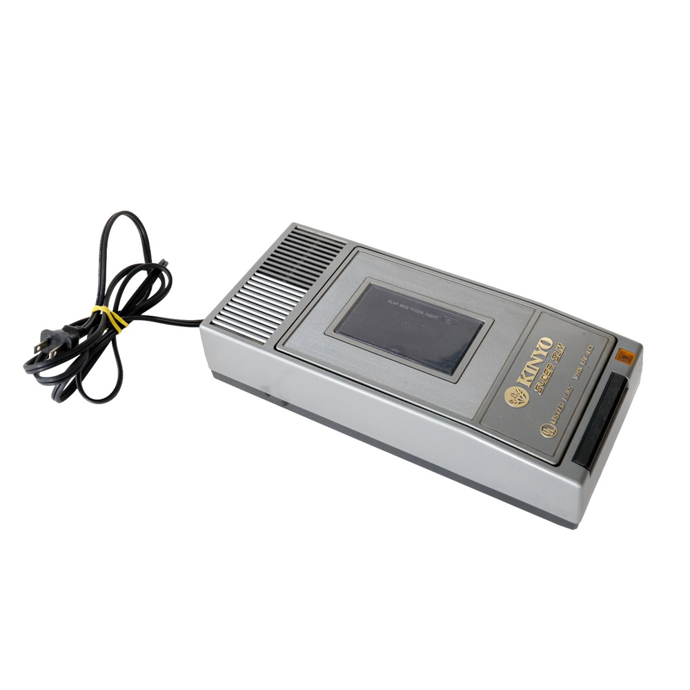 KINYO SUPER SLIM VHS Tape Rewinder 80K5 VHS UV-413 Retro Vintage 1990s PARTS